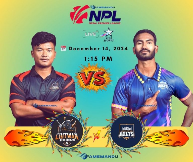 Chitwan Rhinos vs Janakpur Bolts