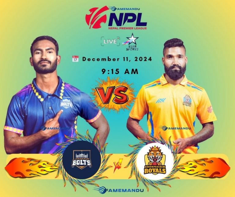 Janakpur Bolts vs Sudurpaschim Royals